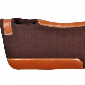 Tapis de selle occidental en feutre de laine d'approvisionnement en vrac tapis d'équitation confortable et durable en gros usine OEM ODM équipement équin - Product Image 1