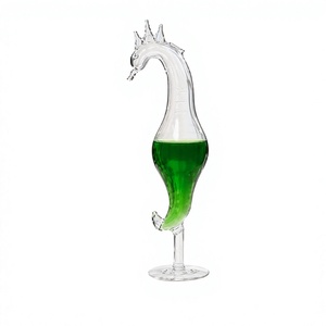 Verres à cocktail modernes en borosilicate transparent de 330 ml, faits à la main, écologiques, multifonctionnels, faciles à nettoyer, sans plomb, coupe Martini - Product Image 2