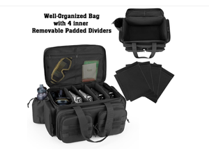 กระเป๋าใส่ปืนพกยุทธวิธีสำหรับปืนพก5กระบอกกระเป๋าใส่ปืนพกพร้อมช่องใส่นิตยสาร9X สำหรับล่าสัตว์และกิจกรรมกลางแจ้ง - Product Image 3