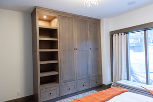 Venta Directa de Fábrica, Armario de Almacenamiento Moderno de Madera Ecológica para Dormitorio, Muebles para Villa - Product Image 5