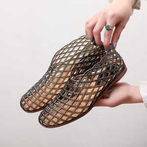 รองเท้าแตะรัดส้นแบบเจลลี่โปร่งใส สไตล์โรมัน สำหรับผู้หญิง ใส่สบายๆ สำหรับฤดูร้อน - Product Image 3