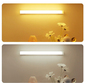 LED 感应灯条 20/30/50 厘米 磁性安装可充电运动感应夜灯 暖光/白光 适用于衣柜 - Product Image 2