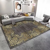 Tapis et moquettes 3D modernes les plus populaires fabriqués à la machine Design à motifs géométriques pour la décoration de la chambre à coucher, de la maison et du salon