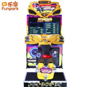 Macchina da Gioco Arcade Moto da Corsa Plug and Play, Simulatore di Motocicletta a Moneta per Sale Giochi Moderne - Product Image 2