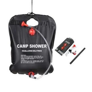 Upgrade Draagbare Camping Douche 5 Liter Verwarming Pijp Zak Zonneboiler Outdoor Andere Camping Gear Douche Bag