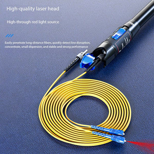 Stylo de test à <span class=keywords><strong>fibre</strong></span> optique à lumière rouge 30mW / Stylo lumineux avec connecteurs universels SC/FC/ST (portée de 30 km), 1 pièce - Product Image 5