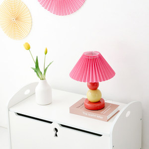 Lampada da Scrivania LiangYing in Stile Europeo Moderno, LED, Base in Ceramica, E14, Semplice, Ecologica, con <span class=keywords><strong>Paralume</strong></span> in Plastica Ondulata - Product Image 6