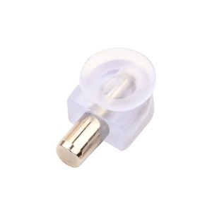 Yuelide Glass Shelf Holder Transparent <b>Plastic</b> 5mm 6mm European Style Support <b>Bracket</b> Easy Installation Shelf Pin - Product Image 2
