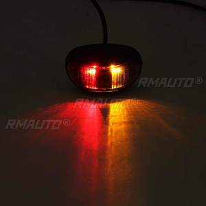 10PCS Feux de position latéraux étanches 10-30V 2LED pour semi-remorques, remorques, bus, pick-up - Product Image 6