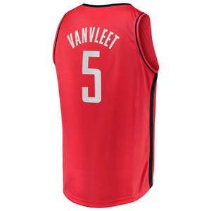 Heren Jeugd Houston #5 Fred Vanvleet Basketbal Jersey-Geborduurd City Edition Shirt, Gestikt Uniform Met Logo 'S - Product Image 2