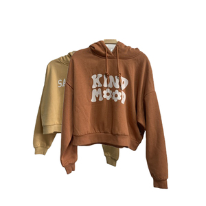 เสื้อฮู้ดดี้พรีเมียม OEM ลายการ์ตูนน่ารัก มีเชือกผูก ปักลายเรียบง่าย - Product Image 4