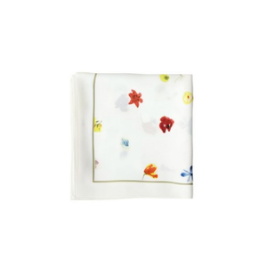 Foulard Quadrato Floreale 70x70cm Ricamato, Accessorio Moda Donna - Product Image 2
