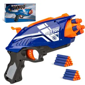 어린이 작은 블래스터 Airsoft 권총 EVA 총 장난감 권총 20 개 소프트 폼 다트 장난감 총 소프트 총알