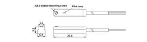 CMSE-020 dmsg cmsg cmsj cmsh เซ็นเซอร์กระบอกสูบ cmsh สวิตช์แม่เหล็กสวิตช์กก - Product Image 6