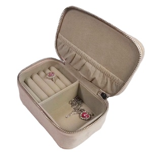 Bolsa de Tela con Logotipo Personalizado, Estuche de Maquillaje de Lujo, Bolsa de Cosméticos de Viaje con Cierre, Caja de Empaque - Product Image 2