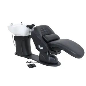 Electric Salon Shampoo Chair Washing Massage SPA Bed Adjustable With Motors For Hotel Club Japanese Head Spa Equipment