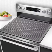 Tapis de cuisine classique en silicone écologique antidérapant, couvre-plaque de cuisson multifonctionnel, égouttoir à vaisselle, non toxique, isolant thermique