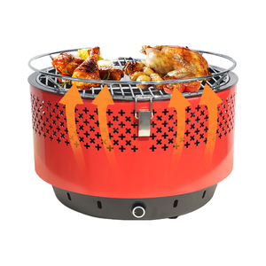 Grill <span class=keywords><strong>de</strong></span> <span class=keywords><strong>barbecue</strong></span> portable rond NL, mini grill <span class=keywords><strong>de</strong></span> table au <span class=keywords><strong>charbon</strong></span> <span class=keywords><strong>de</strong></span> <span class=keywords><strong>bois</strong></span> <span class=keywords><strong>avec</strong></span> <span class=keywords><strong>ventilateur</strong></span> électrique - Product Image 4