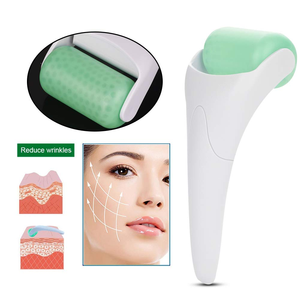 Mini Ice Cooling Derma Rolling System Jade <b>Roller</b> Face Massager with Anti-Aging Skin Rejuvenation and 10-15mins Freeze Time - Product Image 2