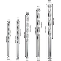 Lot de 16 forets de 2 à 10 mm, outils de perçage pour la maçonnerie, le bois et le métal, livré avec boîte de rangement en plastique