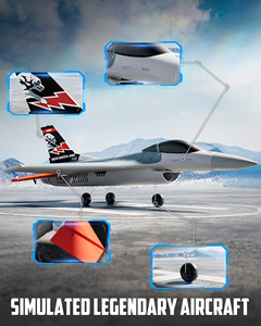 <span class=keywords><strong>Avion</strong></span> RC de combat électrique 2,4 GHz 4 canaux <span class=keywords><strong>en</strong></span> mousse EPP, <span class=keywords><strong>planeur</strong></span> acrobatique, modèle de loisir, jouet volant - Product Image 4