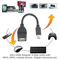 USB-OTG-Kabel für Digital kameras-USB ein 5-poliges Adapter kabel von Buchse zu Mini USB B.