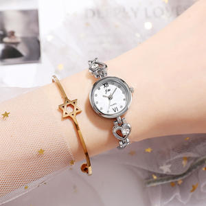 Montre analogique à quartz élégante de luxe pour femmes JW, avec strass, petit cadran en cristal, bracelet en acier inoxydable, résistante à l'eau, tendance pour femmes - Product Image 4