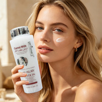Lotion corporelle hydratante et éclaircissante au lait de chamelle, vitamine E (VE), glycérine et collagène, 450 ml
