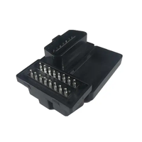 16-poliges OBD2-Diagnosegehäuse OBD-Stecker OBDII-Stecker 10 mm J1962 vernickelte Metallstifte ST-SOH-001