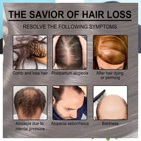 Huile de croissance rapide des cheveux Adivasi Anti-chute des cheveux, traitement d'épaississement des cheveux, essence d'huile pour la repousse des cheveux pour femmes et hommes