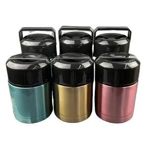 Chufeng 800/1000Ml Rvs 304 Vacuüm Gesmoorde Beker Thermoskan Student Lunchbox Voedsel Jar Voor Thermos Voedsel