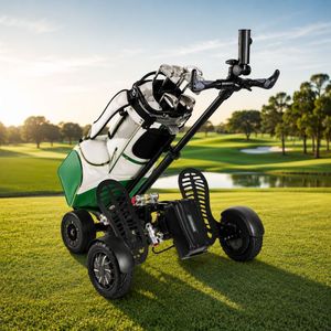 2026 Neues Design Aluminium 1600W Ride-Push Golf Buggy Cart Faltbarer Trolley Scooter ES1388 Pro Aluminiumrahmen und - Product Image 2