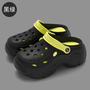 Nouvelles <span class=keywords><strong>mules</strong></span> et sabots compensés à talons hauts pour femmes, confortables avec semelle intérieure en EVA, légers et antidérapants, à bout fermé, pour l'été - Product Image 5