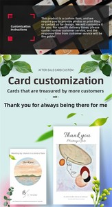 <span class=keywords><strong>Carte</strong></span> postale personnalisée en carton pour la fête des enseignants, Thanksgiving, cartes éducatives, impression personnalisée pliable, accompagnement <span class=keywords><strong>de</strong></span> mariage - Product Image 6