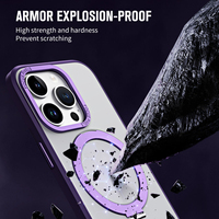 Funda Protectora para Teléfono con Anillo Magnético Ajustable y Soporte, Antigolpes, para iPhone 13 14 15 16 16E 17 18 Pro Max Plus, Diseño Simple