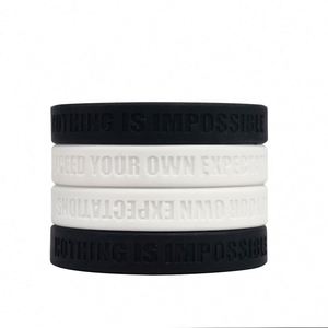 Le fabricant propose une personnalisation abordable de bracelets en silicone motivants avec des bracelets en caoutchouc gravés de haute qualité - Product Image 1