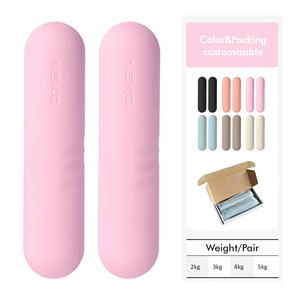 Juego de Bandas de Resistencia de Silicona Rosa BOGA, Pesas para Tobillos, Muñequeras, Equipo de Ejercicio Portátil Antideslizante para Entrenamiento en Casa - Product Image 5
