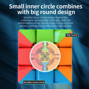 Mini cubo mágico MoYu <span class=keywords><strong>Meilong</strong></span> 3,5 con llavero <span class=keywords><strong>2x2</strong></span> rompecabezas para niños juguete educativo y caja de regalo embalada - Product Image 5