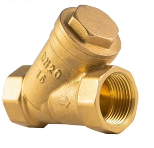 China Fabriek Prijs Niet-Retour Eenrichtingsdraadaansluiting Messing <span class=keywords><strong>Y</strong></span> <span class=keywords><strong>Type</strong></span> Zeef Of Filter - Product Image 2
