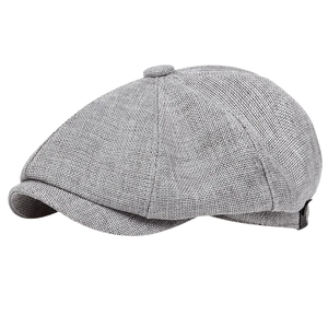 Boina Retro Vintage Británica de Verano <span class=keywords><strong>para</strong></span> Hombre, Transpirable, Estilo Artístico, Gorra de <span class=keywords><strong>Pintor</strong></span> Gatsby, Uso Casual <span class=keywords><strong>para</strong></span> Ambos Sexos - Product Image 1
