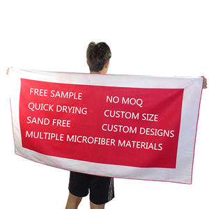 Échantillon gratuit usine chinoise séchage rapide sans quantité minimale de commande forme personnalisée puce <span class=keywords><strong>licorne</strong></span> poids léger sans sable serviette en microfibre - Product Image 4