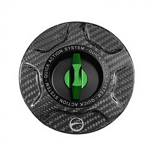 DTRAD Kawasaki ZX6R/ZX10R/<span class=keywords><strong>NINJA</strong></span> 400/<span class=keywords><strong>650</strong></span>/Z900 Bouchon de réservoir de carburant en fibre de carbone Pièces modifiées pour moto - Product Image 1