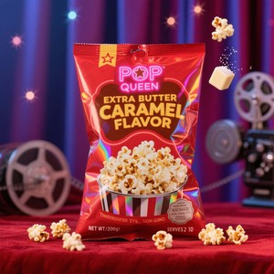 Sacchetto per <span class=keywords><strong>Popcorn</strong></span> da 8 once sacchetto per <span class=keywords><strong>Popcorn</strong></span> con guarnizione a prova di umidità con chiusura a colori personalizzati per Cinema al dettaglio custodia disponibile - Product Image 2