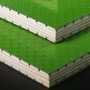 Kayu Lapis Berlapis Plastik Hijau untuk Sambungan Jari-jari, Papan Kayu Konstruksi Berlapis Plastik Tempered, Kayu Lapis Tahan Air - Product Image 1