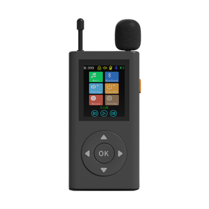 Sistema de Guía Inalámbrico para Visitas a Museos y Fábricas, 1 Transmisor y 10 Receptores, Bolsa de Almacenamiento, Micrófono, Altavoz, Auriculares - Walkie Talkie - Product Image 2