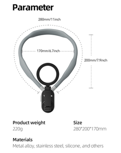 Support <span class=keywords><strong>de</strong></span> <span class=keywords><strong>téléphone</strong></span> portable magnétique portable 2024 à fixation rapide pour le cou, avec sangle réglable multi-angles et <span class=keywords><strong>anneau</strong></span> <span class=keywords><strong>de</strong></span> cou flexible en métal pour avion - Product Image 6