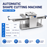 Nouvelle machine de découpe automatique de pâte commerciale, coupeuse de feuilles de pâte 12000-18000 pièces/h, en acier inoxydable, moule personnalisé, pour pâtisserie