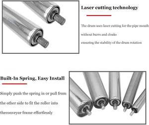 गोदाम/रसद/कारखाने के उपयोग के लिए स्टेनलेस स्टील गुरुत्वाकर्षण रोलर कन्वेयर ट्रांसपोर्टर कन्वेयर ट्रांसपोर्टर ट्रांसपोर्टर कन्वेयर ट्रांसपोर्टर ट्रांसपोर्टर - Product Image 5