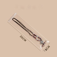 Sac de rangement pour bijoux en PVC, fermeture éclair refermable, emballage long et fin, organisation et protection des accessoires, boucles d'oreilles, colliers