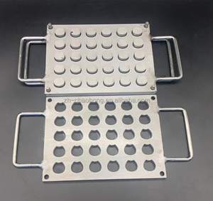 Формы для прессования косметики из железа, инструмент для прессования теней для век, форма для прессования пудры для теней для век своими руками с 30 ячейками - Product Image 5